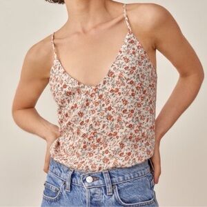Reformation Rovino Floral Tank Top